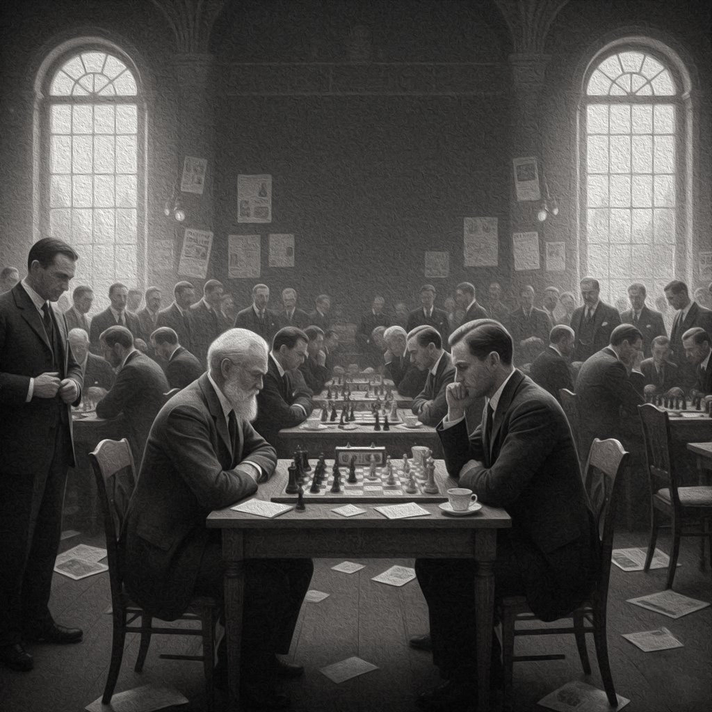 Dramatic moments from the first Chess Olympiad in London 1927