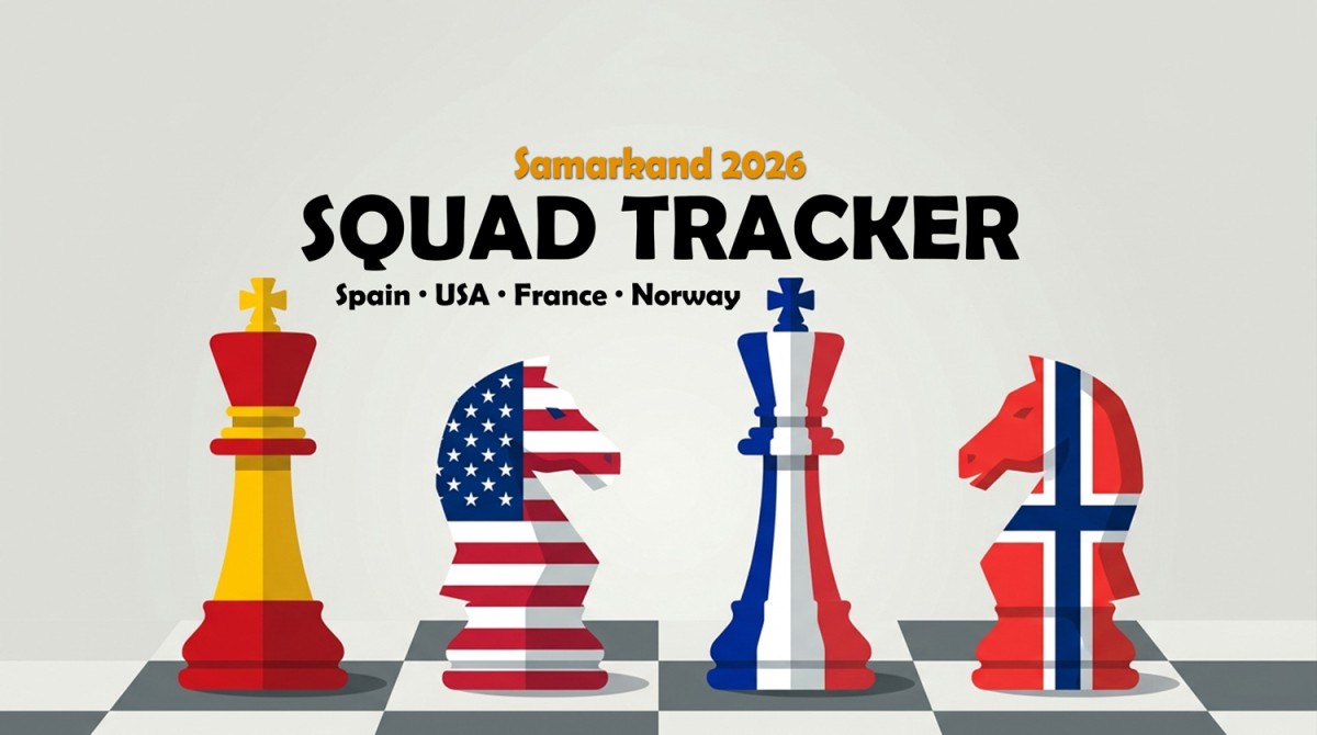 Chess Olympiad 2026 Teams: Squad Tracker – Spain, Norway, Argentina and More